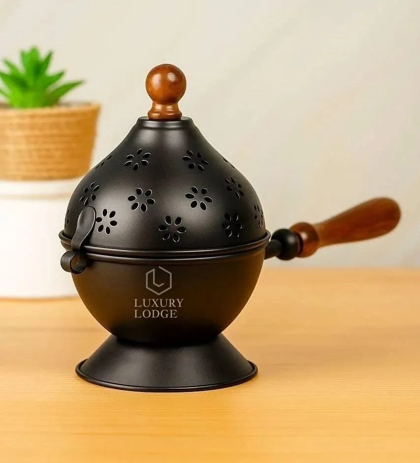 Metal Dhoop Dani Incense Burner for Puja  Dhoop Holder Stand